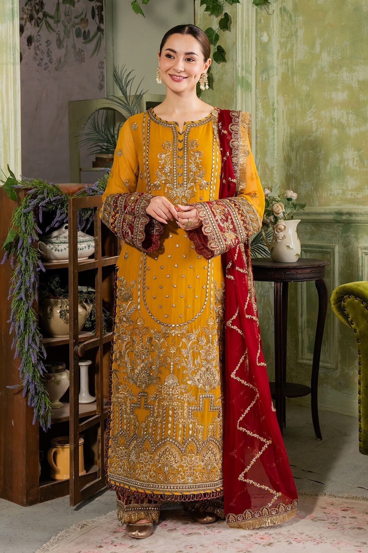 Imrozia Premium | Naina Chiffon | I-196 Naaz - Pakistani Designer Dress - by Imrozia Premium | Type: Formal - 100% Original at Saira Sultan