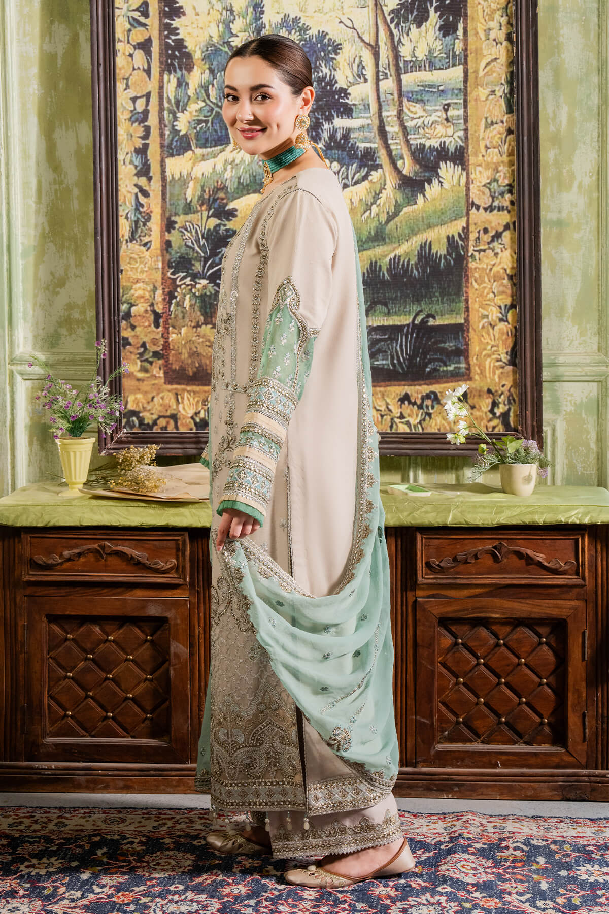 Imrozia Premium | Naina Chiffon | I-198 Beena - Pakistani Designer Dress - by Imrozia Premium | Type: Formal - 100% Original at Saira Sultan