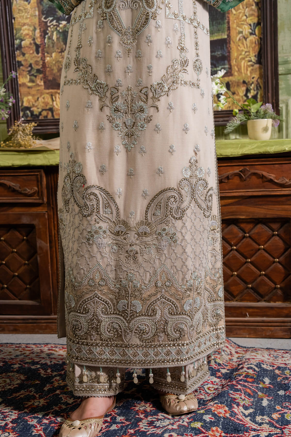 Imrozia Premium | Naina Chiffon | I-198 Beena - Pakistani Designer Dress - by Imrozia Premium | Type: Formal - 100% Original at Saira Sultan