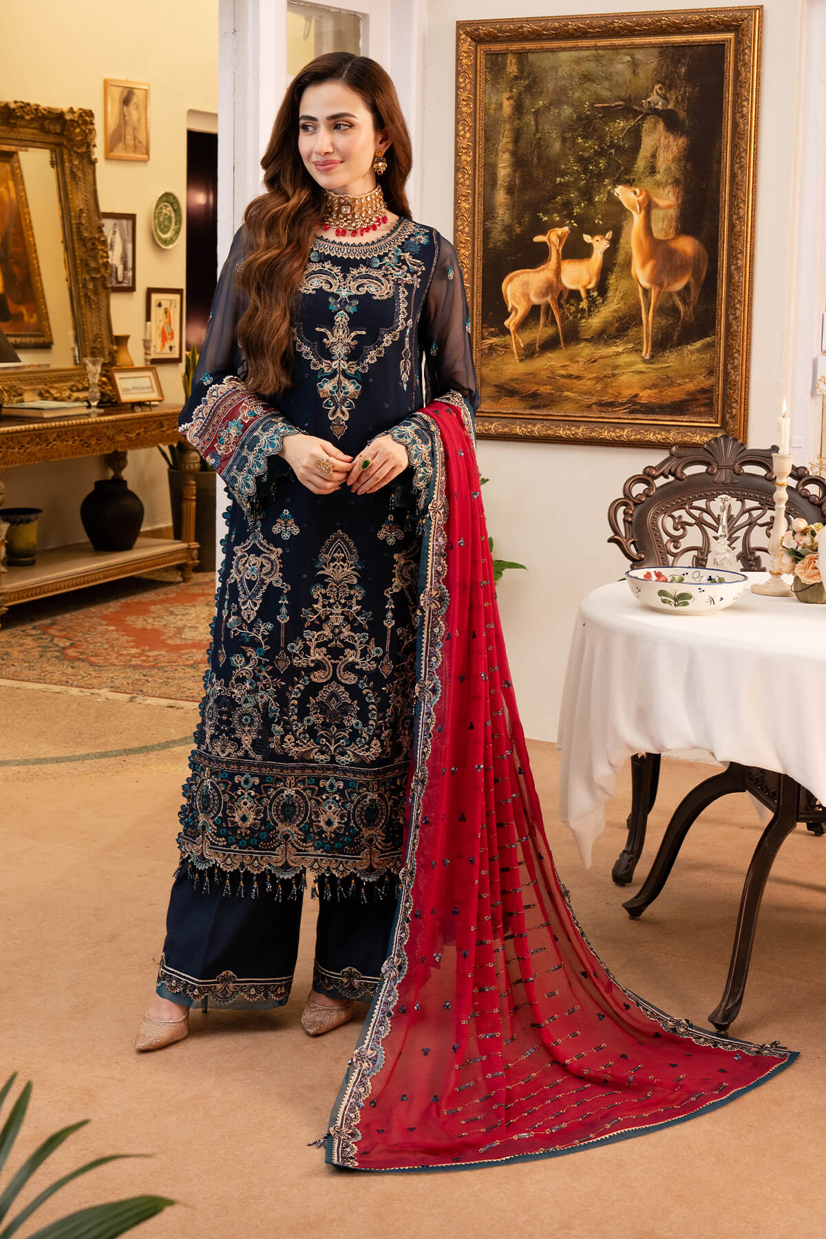 Imrozia Premium | Noor Jahan Formals | I-201 Husn - Pakistani Designer Dress - by Imrozia Premium | Type: Formal - 100% Original at Saira Sultan