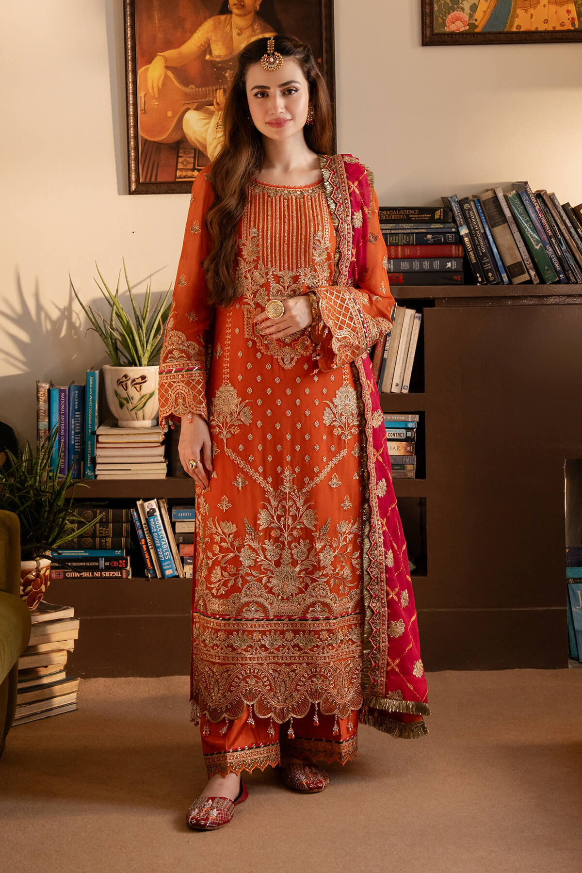 Imrozia Premium | Noor Jahan Formals | I-203 Gul - Pakistani Designer Dress - by Imrozia Premium | Type: Formal - 100% Original at Saira Sultan