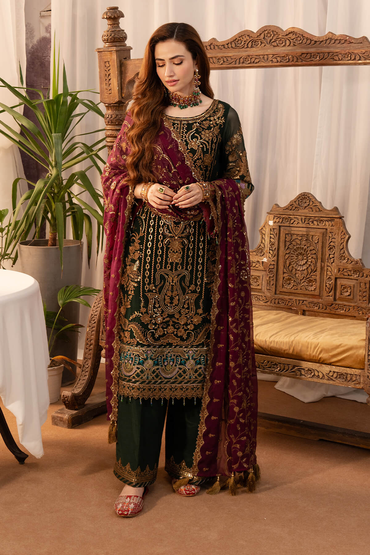 Imrozia Premium | Noor Jahan Formals | I-204 Mehak - Pakistani Designer Dress - by Imrozia Premium | Type: Formal - 100% Original at Saira Sultan