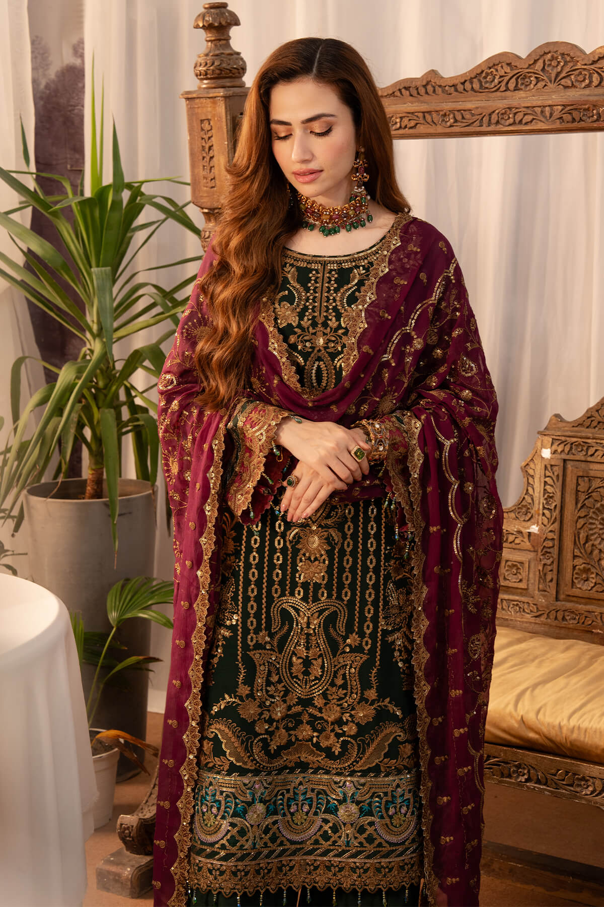 Imrozia Premium | Noor Jahan Formals | I-204 Mehak - Pakistani Designer Dress - by Imrozia Premium | Type: Formal - 100% Original at Saira Sultan