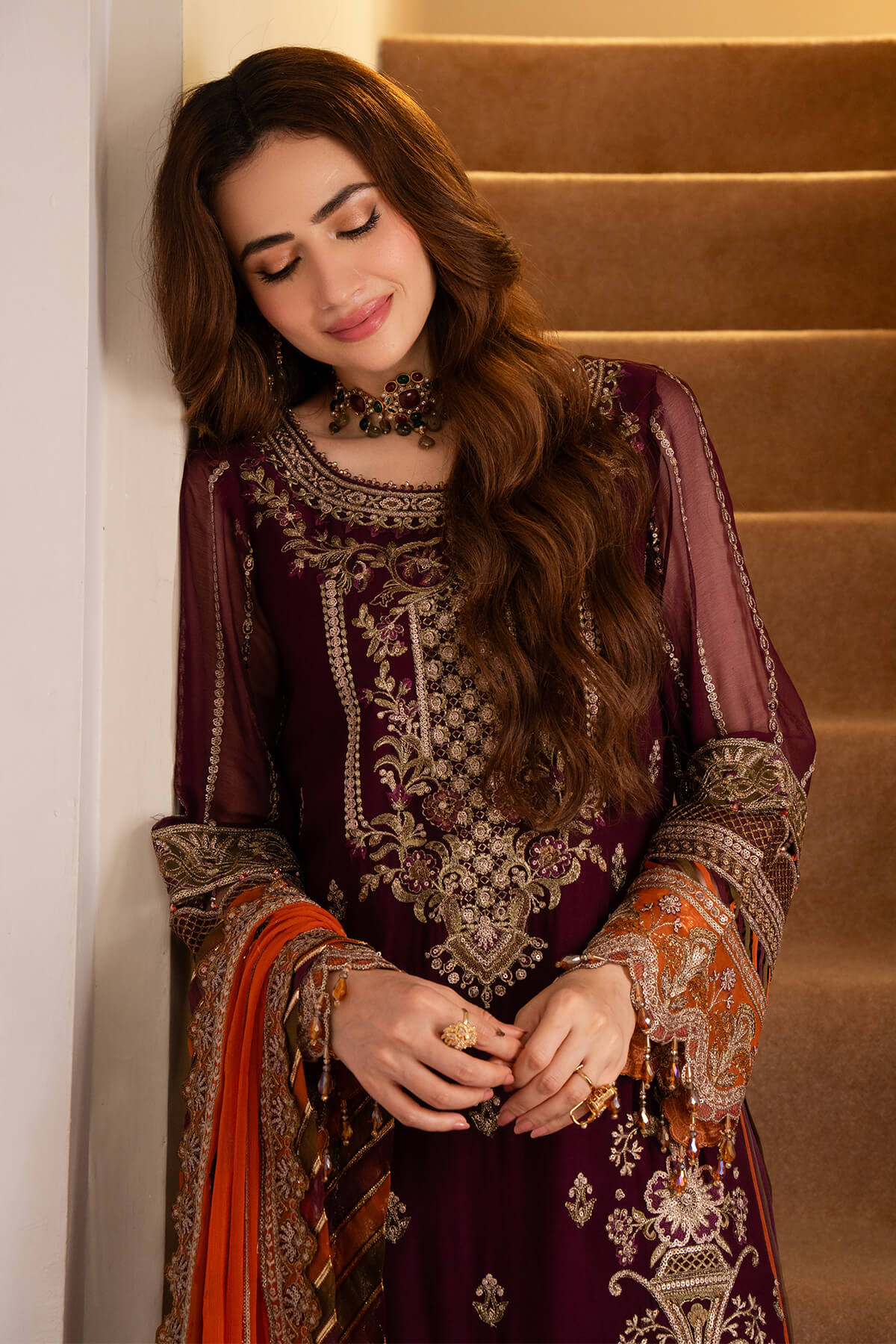 Imrozia Premium | Noor Jahan Formals | I-206 Chandni - Pakistani Designer Dress - by Imrozia Premium | Type: Formal - 100% Original at Saira Sultan