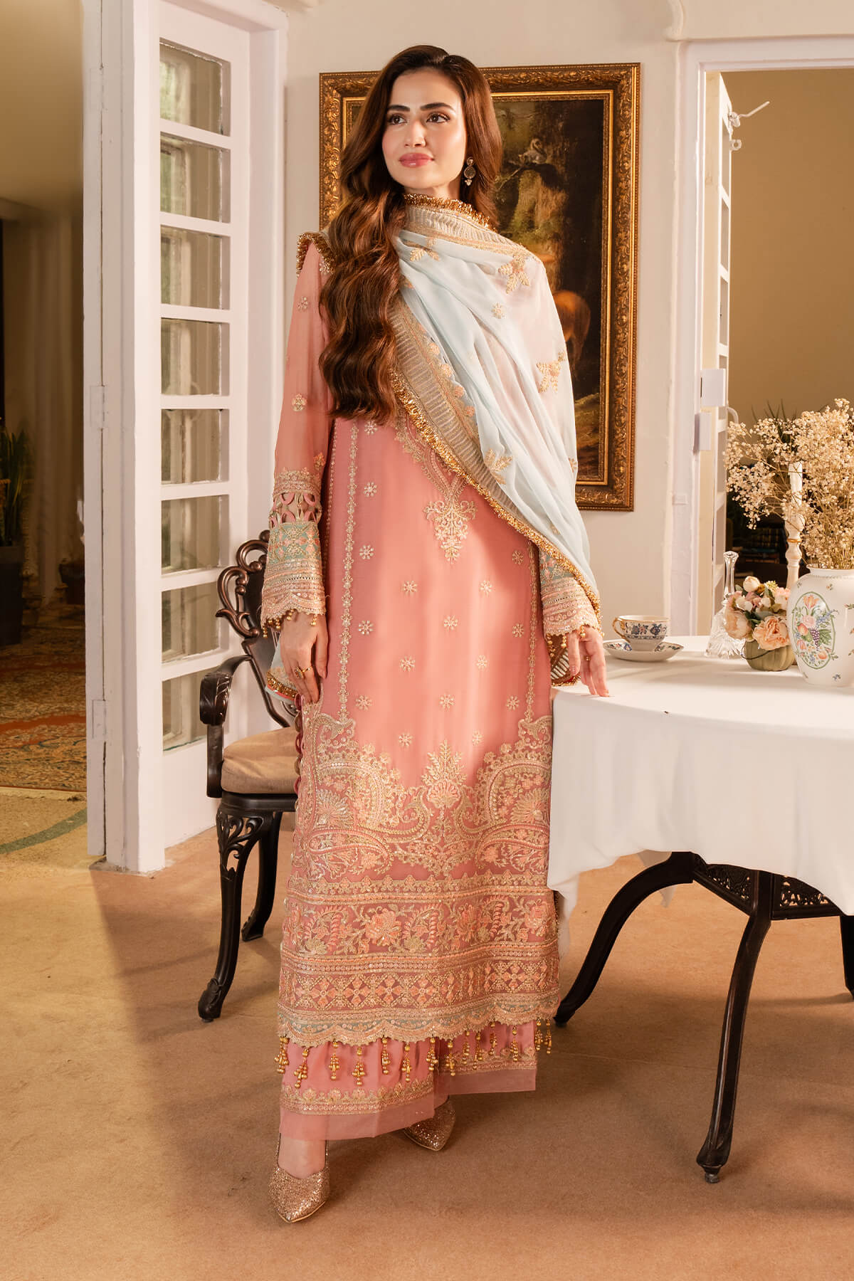 Imrozia Premium | Noor Jahan Formals | I-207 Dilkash - Pakistani Designer Dress - by Imrozia Premium | Type: Formal - 100% Original at Saira Sultan