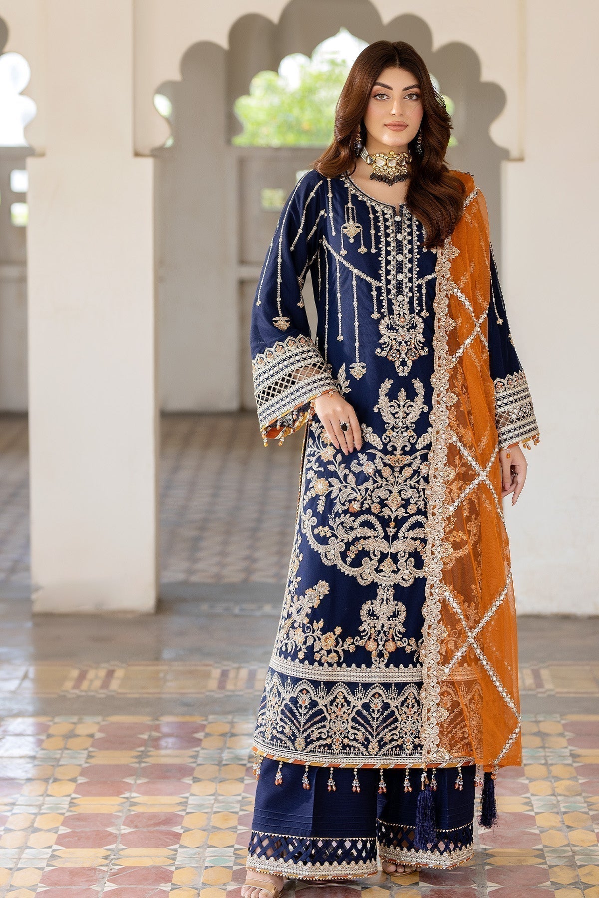 Imrozia Premium | Baad e Saba Formals | IP-51 Noor - Pakistani Designer Dress - by Imrozia Premium | Type: Formal - 100% Original at Saira Sultan