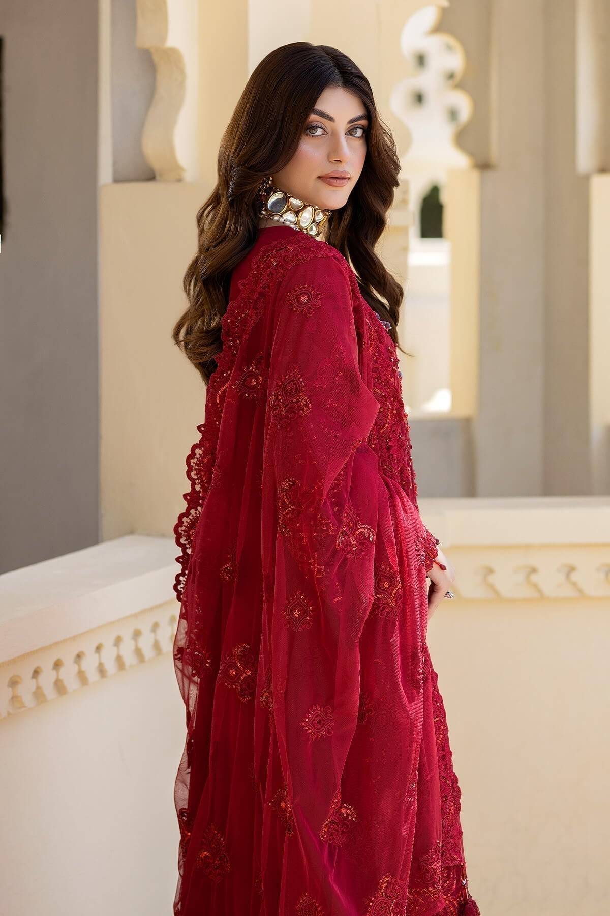 Imrozia Premium | Baad e Saba Formals | IP-56 Jalwa - Pakistani Designer Dress - by Imrozia Premium | Type: Formal - 100% Original at Saira Sultan