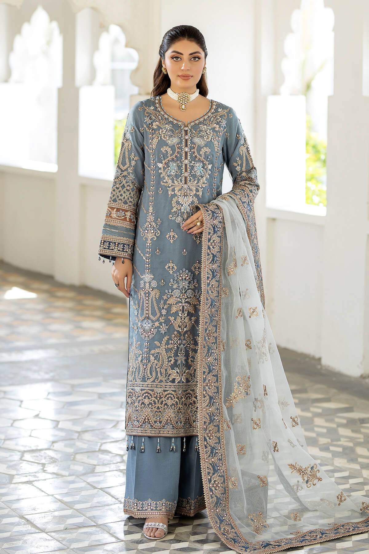 Imrozia Premium | Baad e Saba Formals | IP-57 Khushboo - Pakistani Designer Dress - by Imrozia Premium | Type: Formal - 100% Original at Saira Sultan