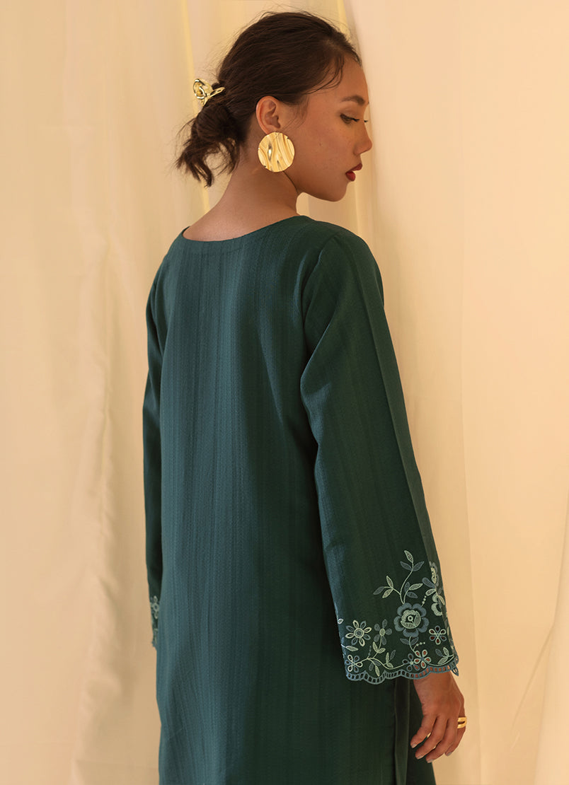 Image | Spring Basics 25 | IJSE-214058-12529 S Teal Green Jacquard