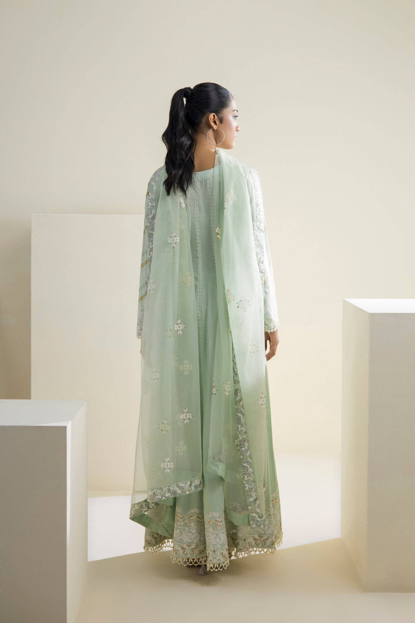 Farhat Jahan | Luxury Pret | Aabroo - Pakistani Designer Dress - by Farhat Jahan | Type: Formal - 100% Original at Saira Sultan