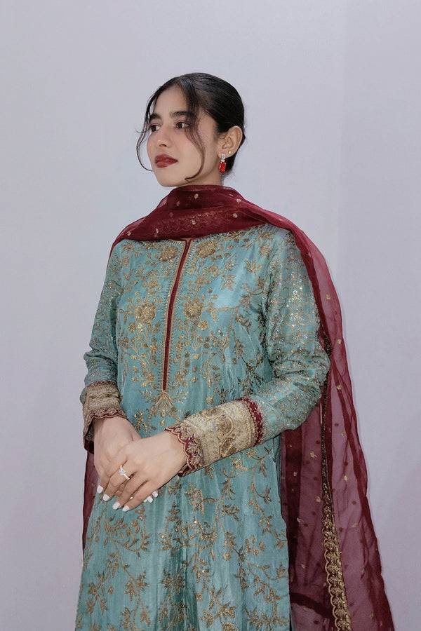 Maryum N Maria | Farisha Formals| SOPHIA - MW40088 - Pakistani Designer Dress - by Maryum N Maria - Type : Ladies Clothes - 100% Original at Saira Sultan