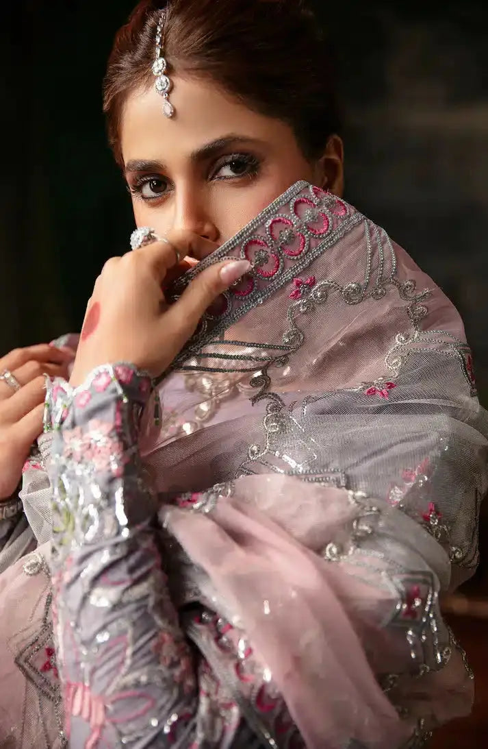 Emaan Adeel | Noori Silk Formals 23 | NR 06 BANO - Pakistani Designer Dress - by Emaan Adeel | Type: Formal - 100% Original at Saira Sultan