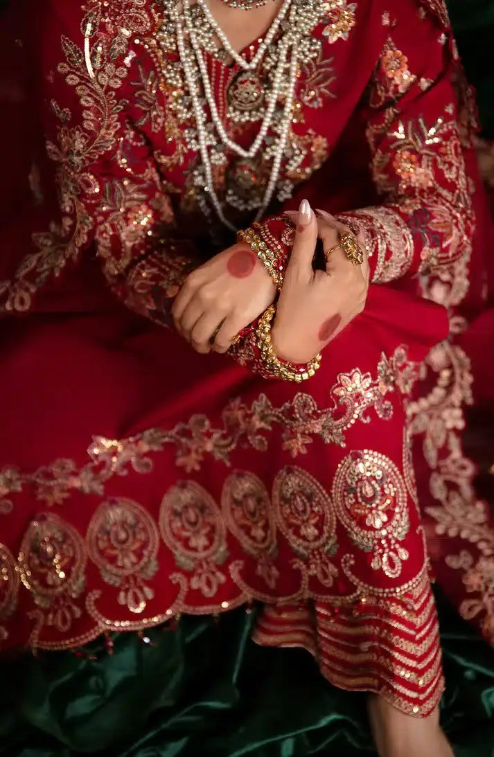 Emaan Adeel | Noori Silk Formals 23 | NR 08 ULFAT - Pakistani Designer Dress - by Emaan Adeel | Type: Formal - 100% Original at Saira Sultan