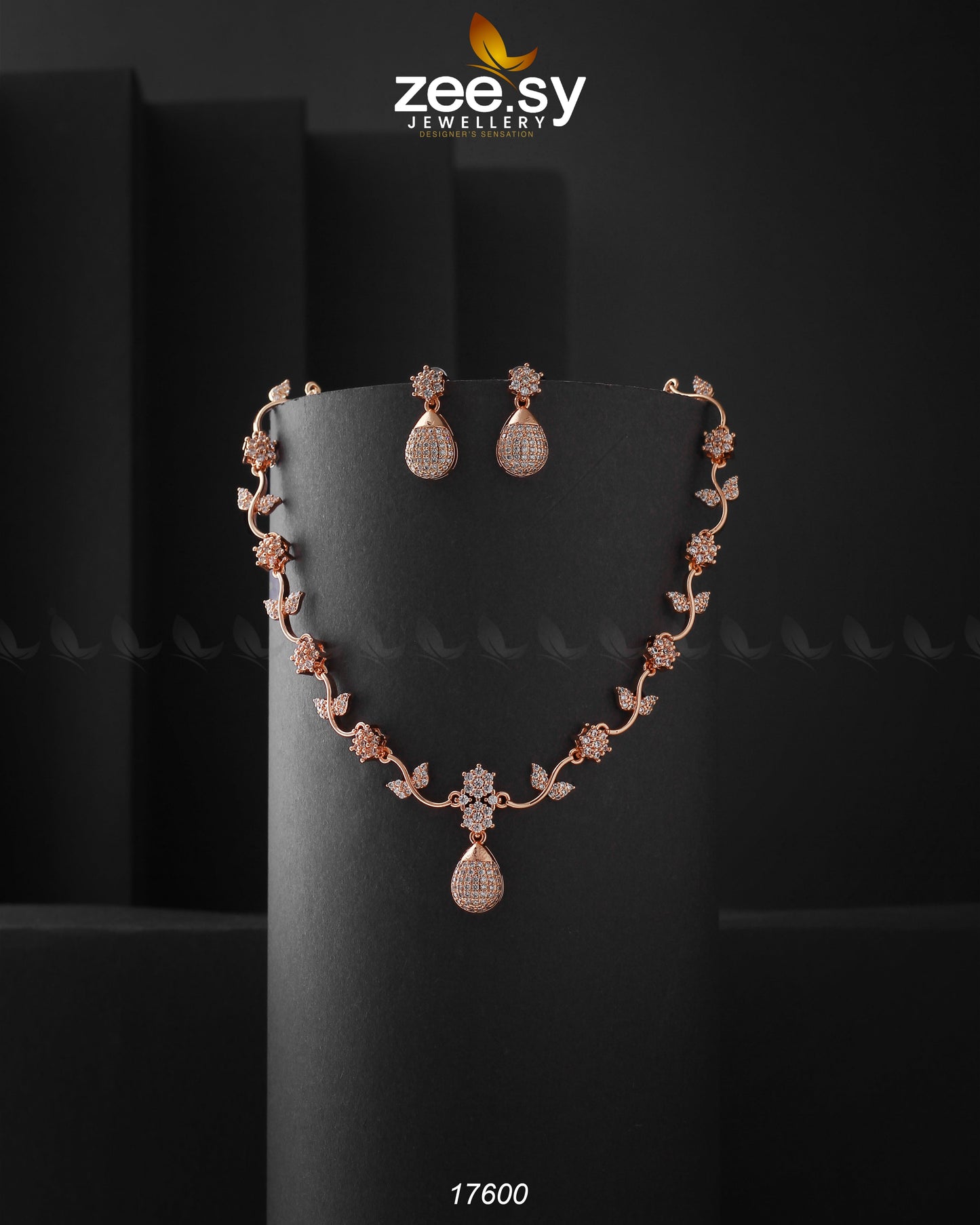 Lariat Necklace Golden