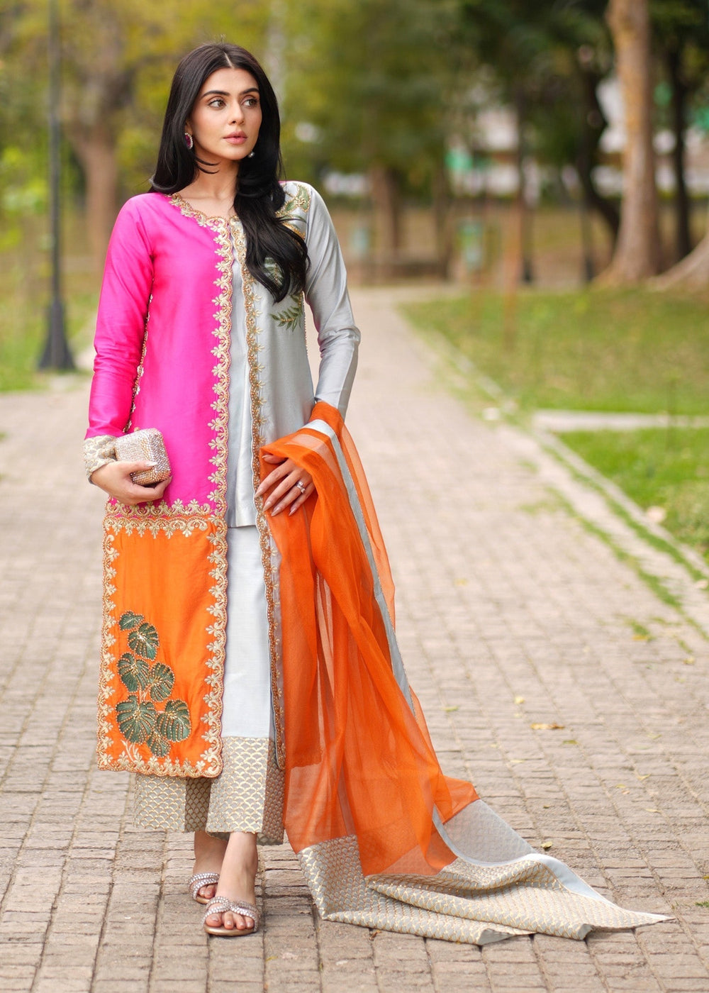 Fozia Khalid I Dilkash Festive Wear 25 | abeer - Pakistani Designer Dress - by Fozia Khalid - Type : Ladies Clothes - 100% Original at Saira Sultan