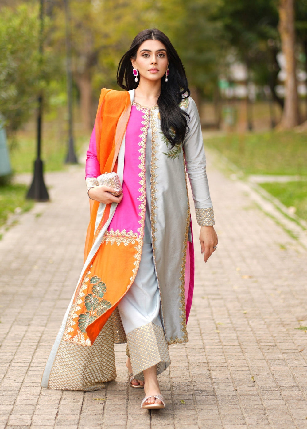 Fozia Khalid I Dilkash Festive Wear 25 | abeer - Pakistani Designer Dress - by Fozia Khalid - Type : Ladies Clothes - 100% Original at Saira Sultan