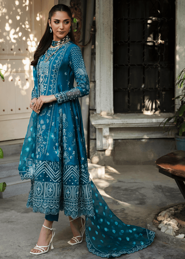 Maria Osama Khan | Rang e Noor Eid Edit | Neel Kamal - Pakistani Designer Dress - by Maria Osama Khan | Type: Luxury - 100% Original at Saira Sultan
