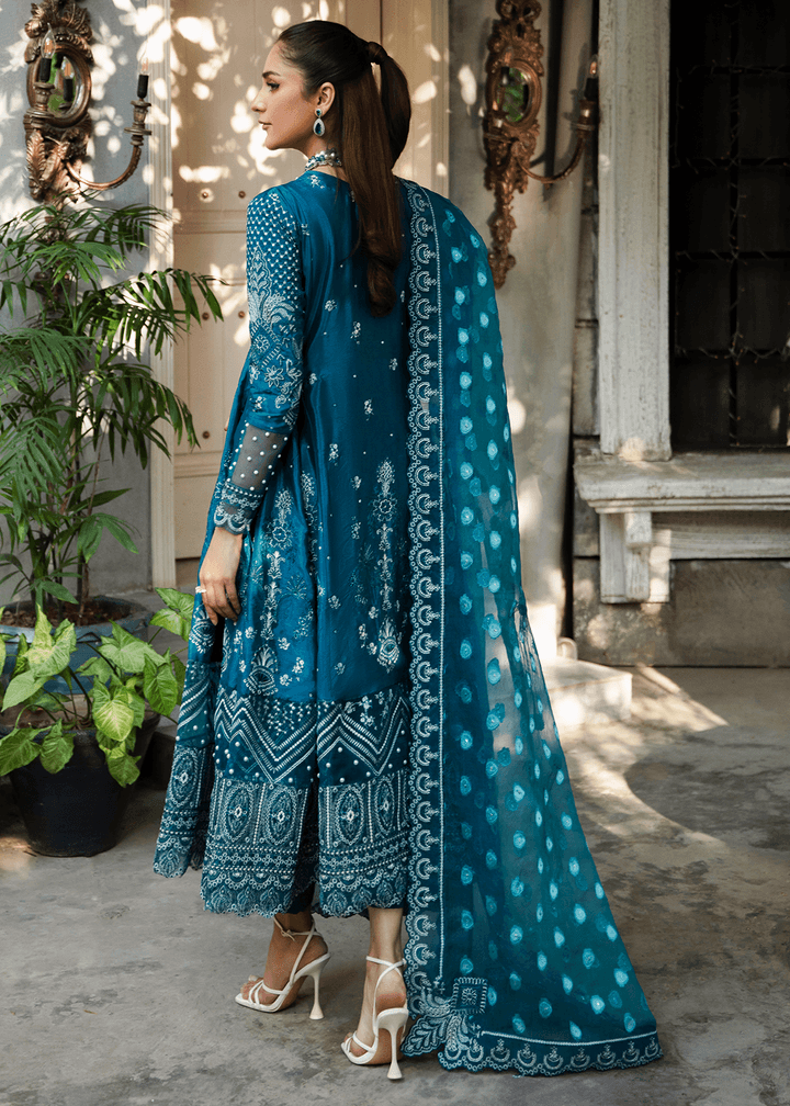 Maria Osama Khan | Rang e Noor Eid Edit | Neel Kamal - Pakistani Designer Dress - by Maria Osama Khan | Type: Luxury - 100% Original at Saira Sultan
