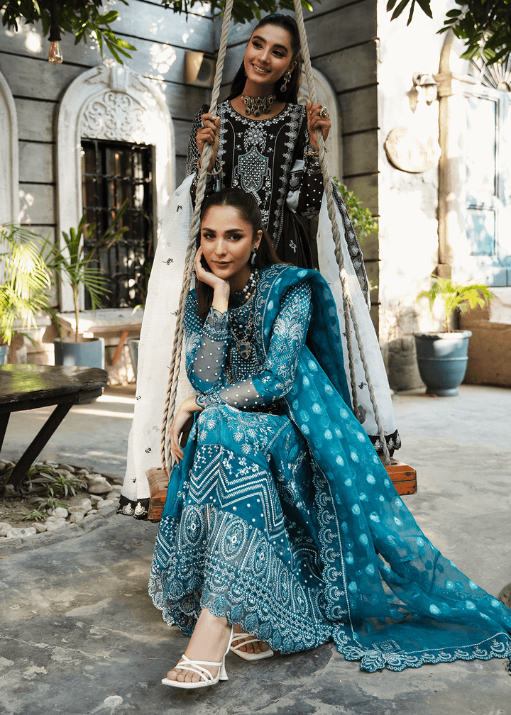 Maria Osama Khan | Rang e Noor Eid Edit | Neel Kamal - Pakistani Designer Dress - by Maria Osama Khan | Type: Luxury - 100% Original at Saira Sultan