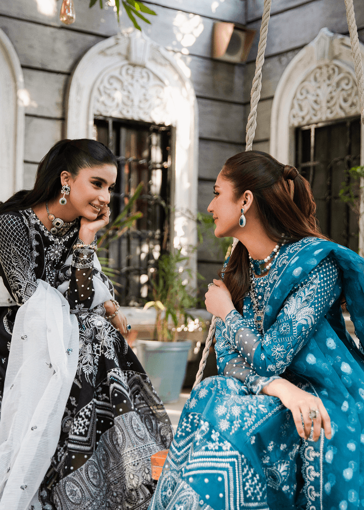 Maria Osama Khan | Rang e Noor Eid Edit | Neel Kamal - Pakistani Designer Dress - by Maria Osama Khan | Type: Luxury - 100% Original at Saira Sultan