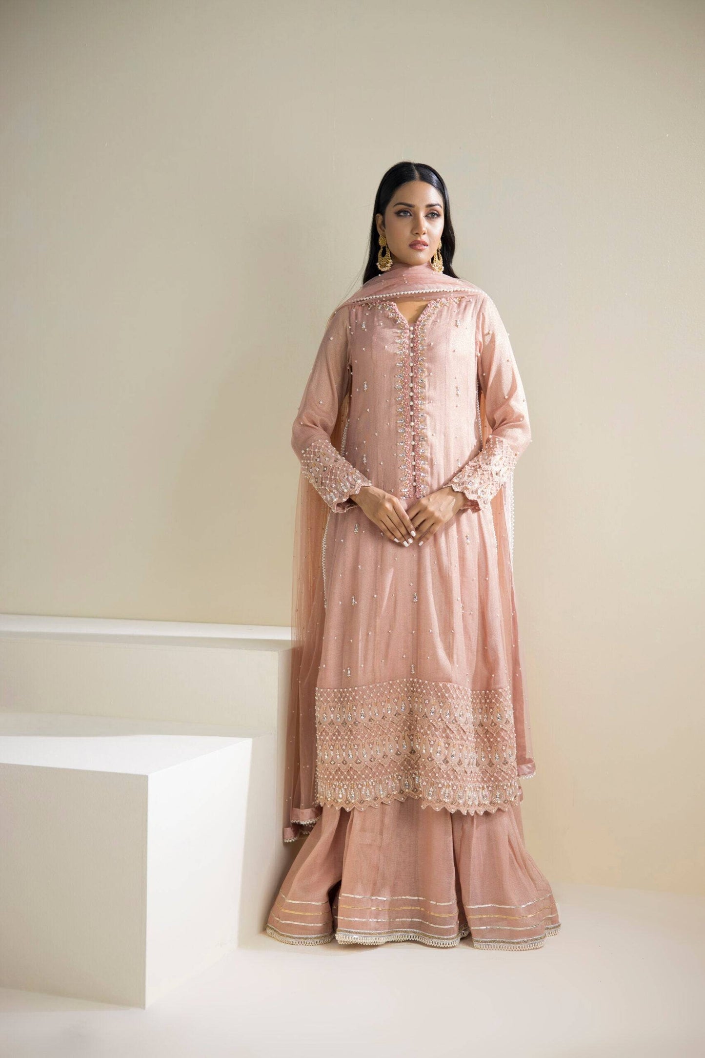 Farhat Jahan | Luxury Pret | Kiran - Pakistani Designer Dress - by Farhat Jahan | Type: Formal - 100% Original at Saira Sultan