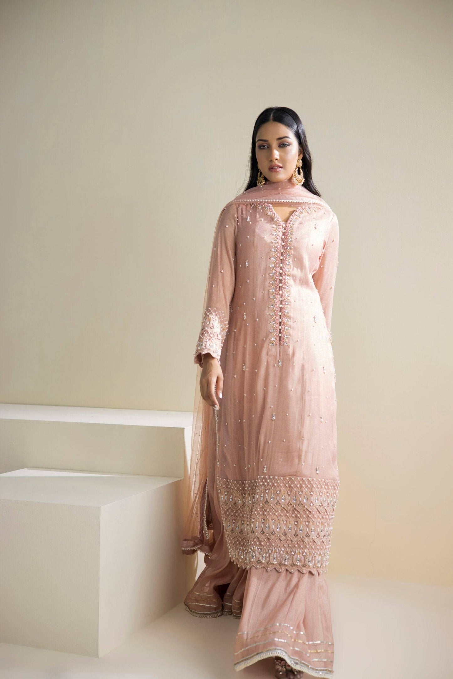 Farhat Jahan | Luxury Pret | Kiran - Pakistani Designer Dress - by Farhat Jahan | Type: Formal - 100% Original at Saira Sultan