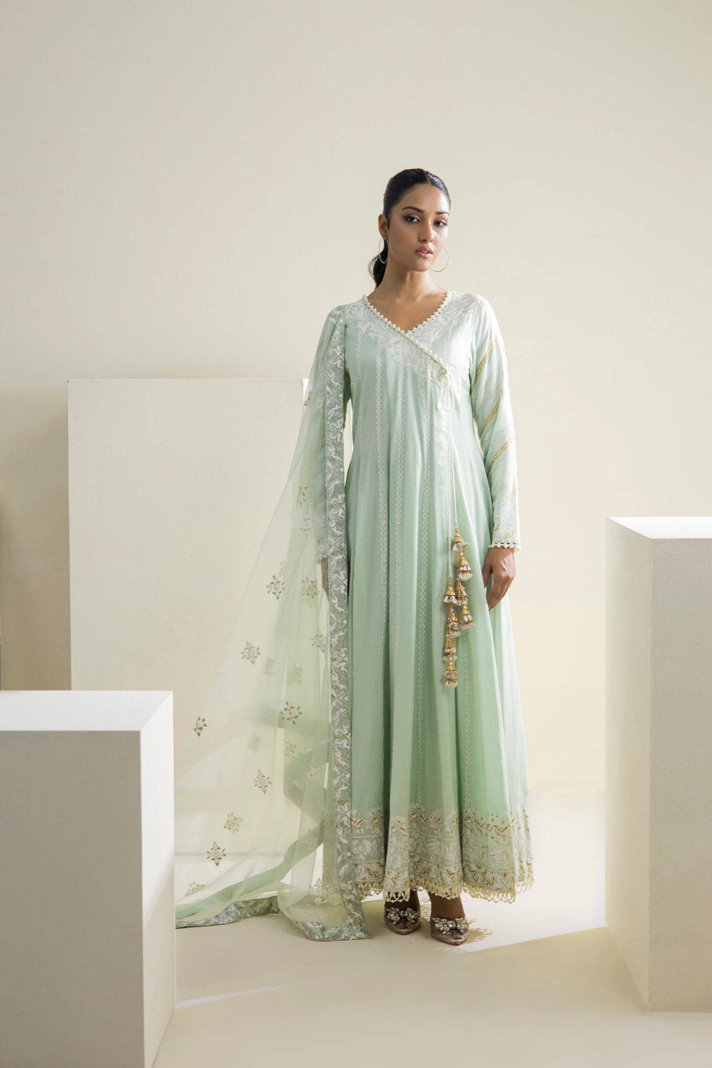 Farhat Jahan | Luxury Pret | Aabroo - Pakistani Designer Dress - by Farhat Jahan | Type: Formal - 100% Original at Saira Sultan