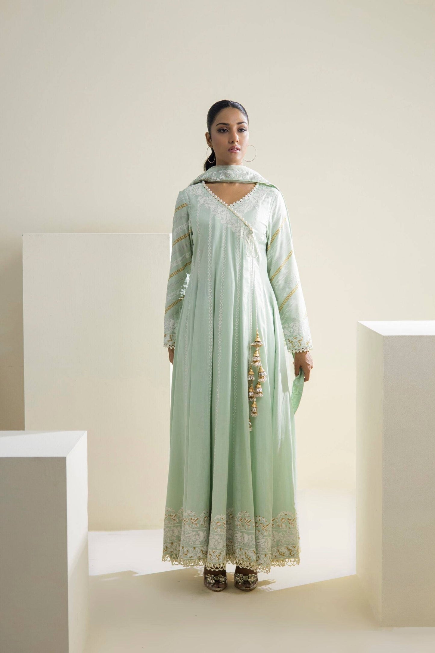Farhat Jahan | Luxury Pret | Aabroo - Pakistani Designer Dress - by Farhat Jahan | Type: Formal - 100% Original at Saira Sultan