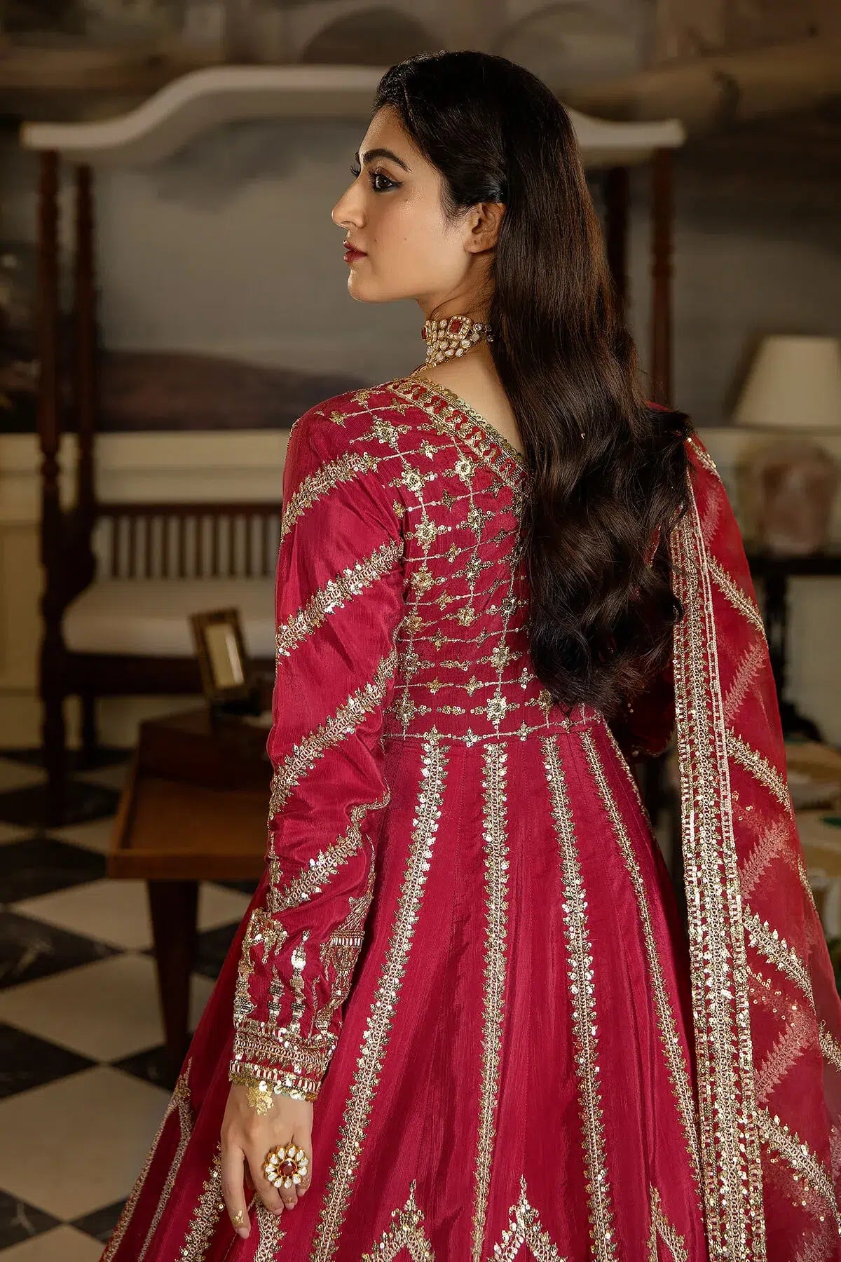 Imrozia Premium | Jahaan Ara Wedding Formals 23 | SRS-06 Surkh Roo - Pakistani Designer Dress - by Imrozia Premium | Type: Bridal - 100% Original at Saira Sultan