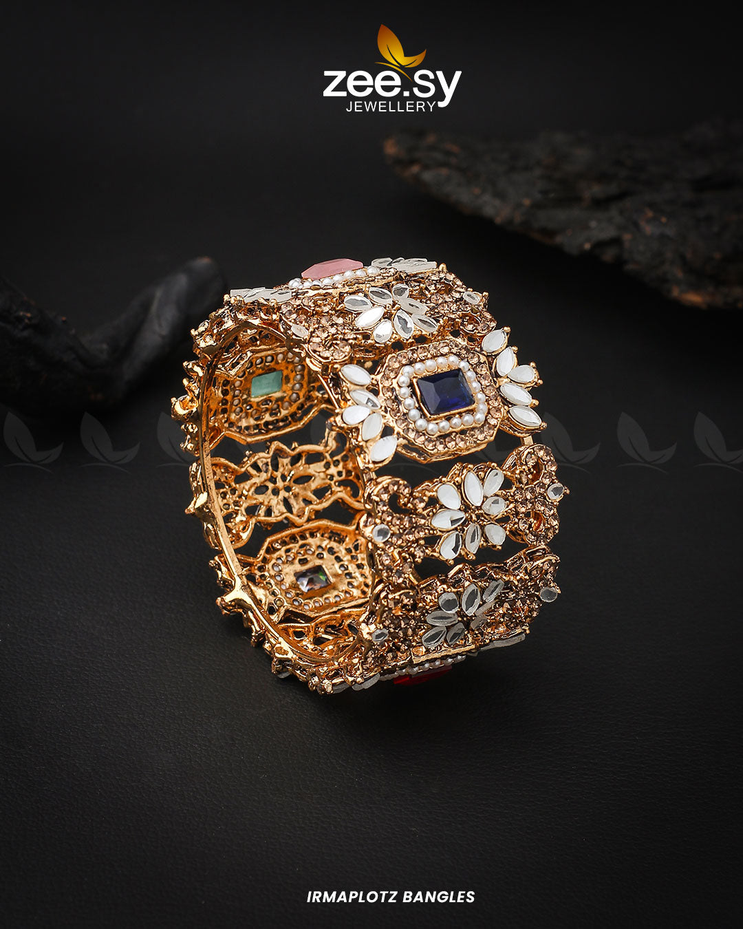 Irmaplotz Bangles Golden Multi