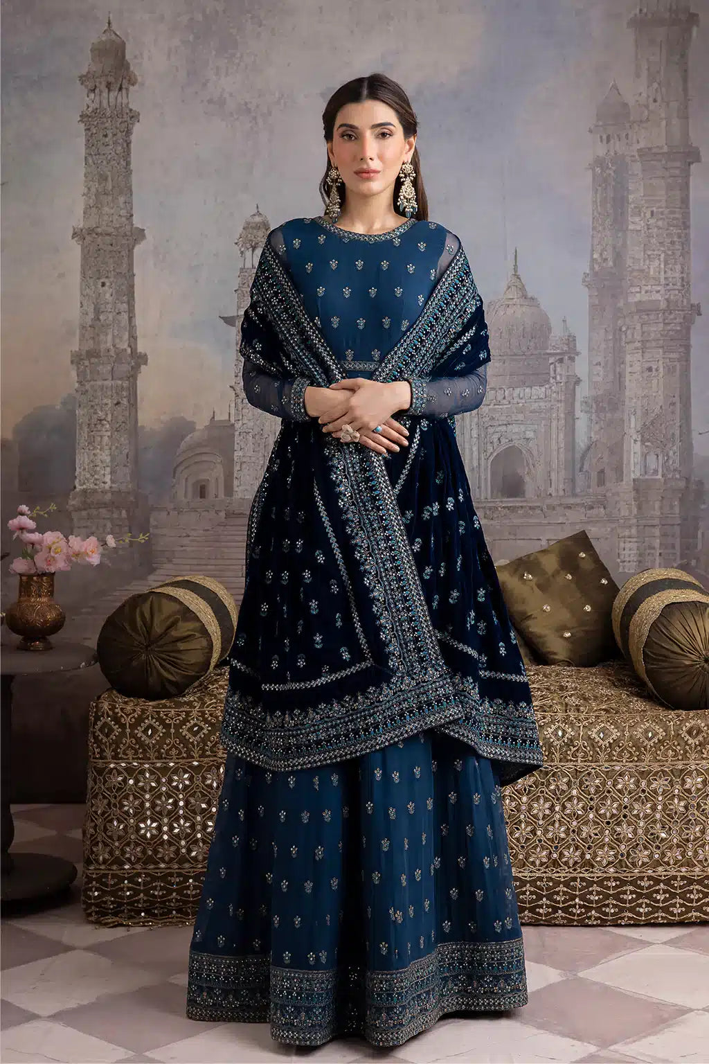 Iznik | Festive Velvet 23 | IV-25 RAQS - Pakistani Designer Dress - by Iznik | Type: Formal - 100% Original at Saira Sultan
