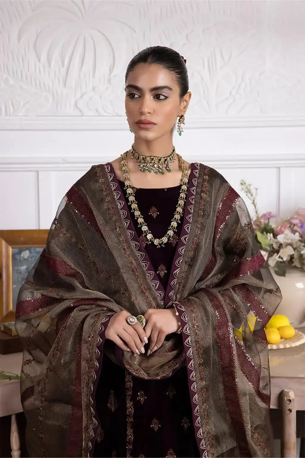 Iznik | Festive Velvet 23 | IV-23 SEHER - Pakistani Designer Dress - by Iznik | Type: Formal - 100% Original at Saira Sultan