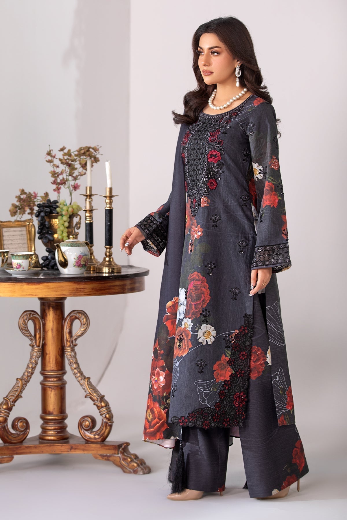 Imrozia Premium | Masakali Winter Pret | I.P-84 Kajal - Pakistani Designer Dress - by Imrozia Premium | Type: Ladies Clothes - 100% Original at Saira Sultan