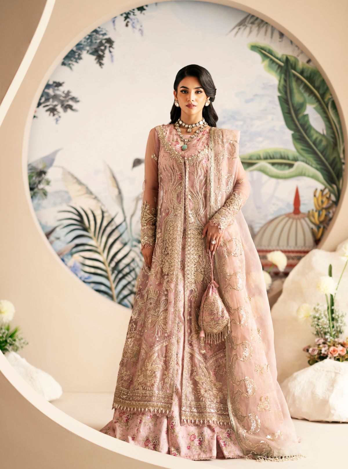 Inayat | Festive Formals | Begonia - Pakistani Designer Dress - by Inayat - Type : Ladies Clothes - 100% Original at Saira Sultan