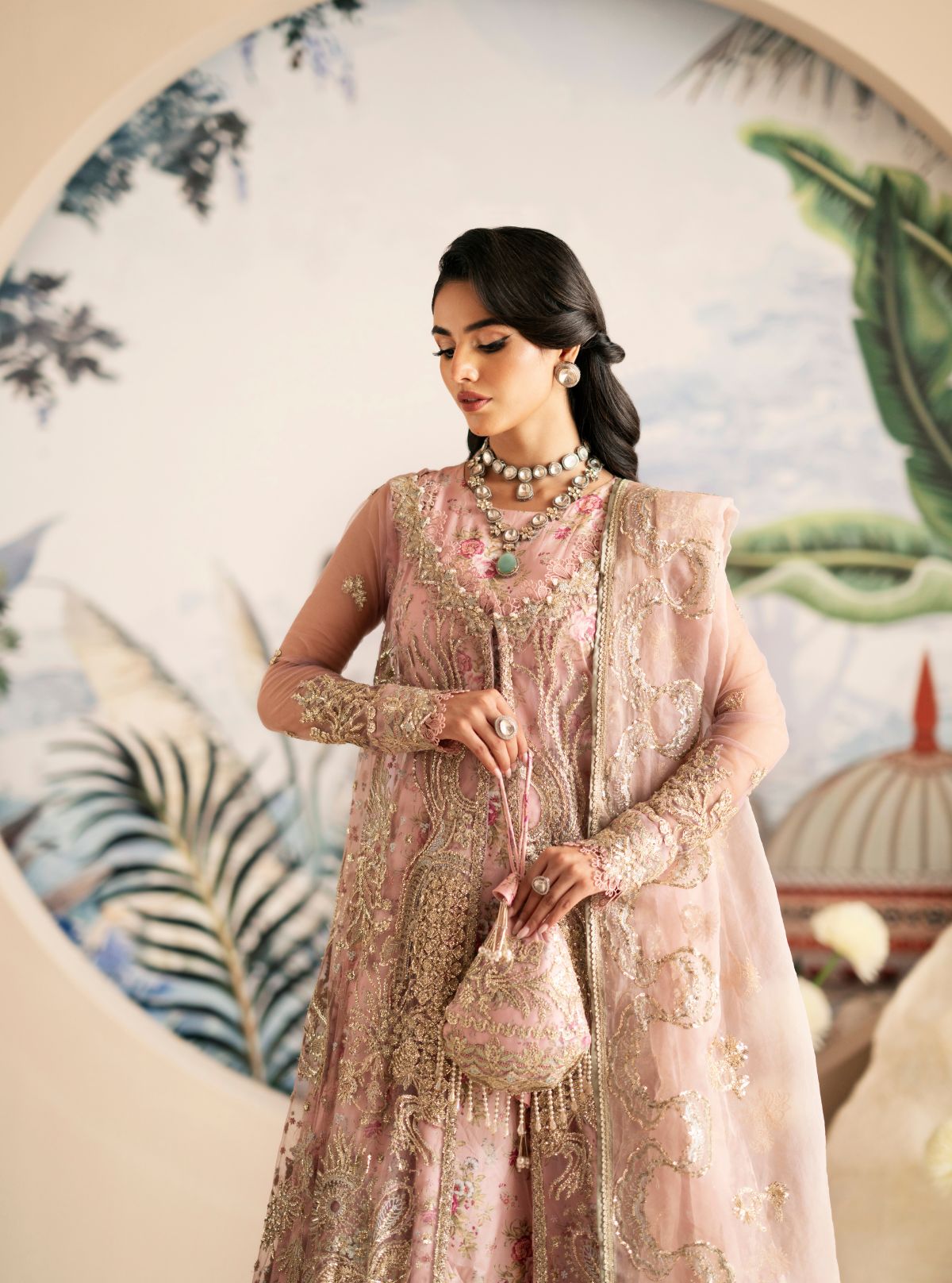Inayat | Festive Formals | Begonia - Pakistani Designer Dress - by Inayat - Type : Ladies Clothes - 100% Original at Saira Sultan