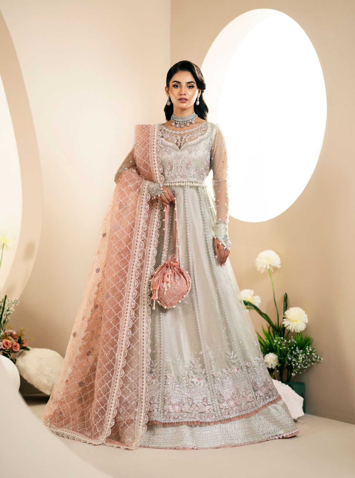 Inayat | Festive Formals | Magnolia - Pakistani Designer Dress - by Inayat - Type : Ladies Clothes - 100% Original at Saira Sultan