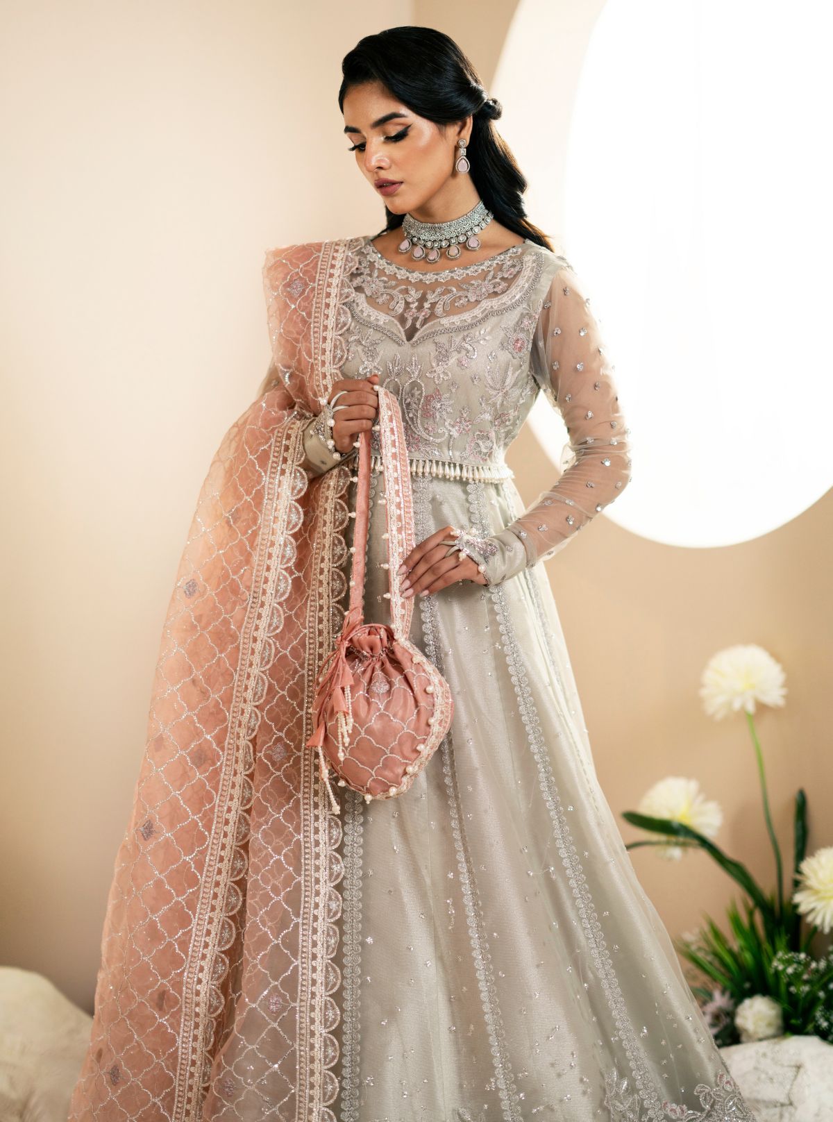 Inayat | Festive Formals | Magnolia - Pakistani Designer Dress - by Inayat - Type : Ladies Clothes - 100% Original at Saira Sultan