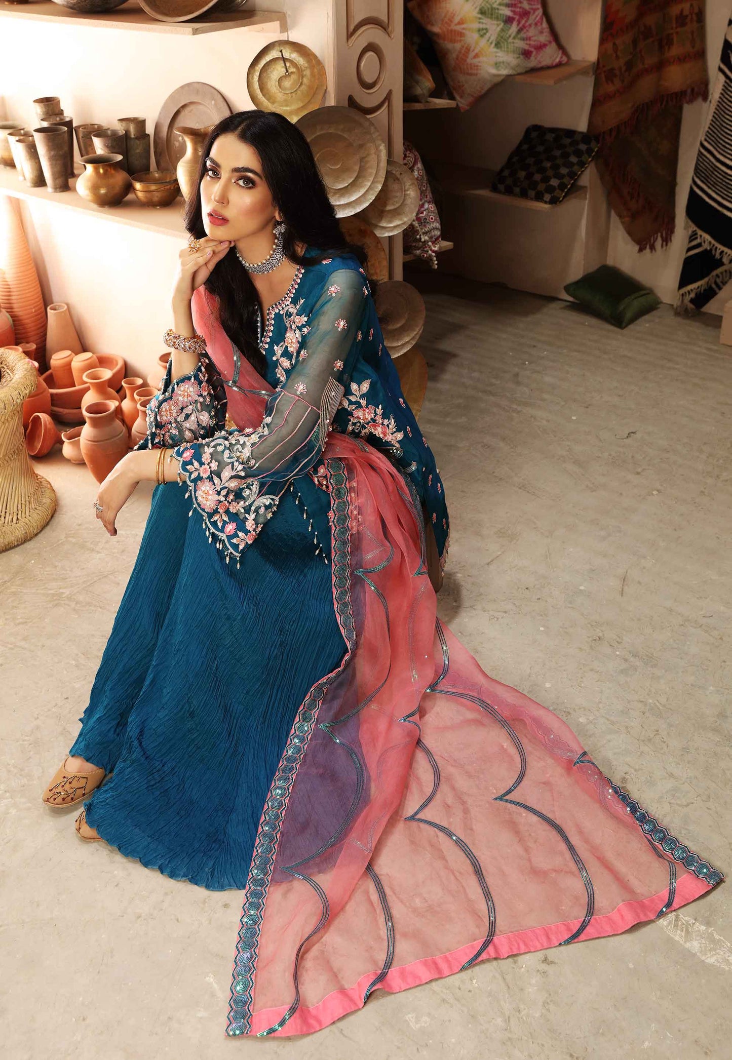 Waqas Shah | Ishq Naama | AFSANA - Pakistani Designer Dress - by Waqas Shah | Type: Formal - 100% Original at Saira Sultan