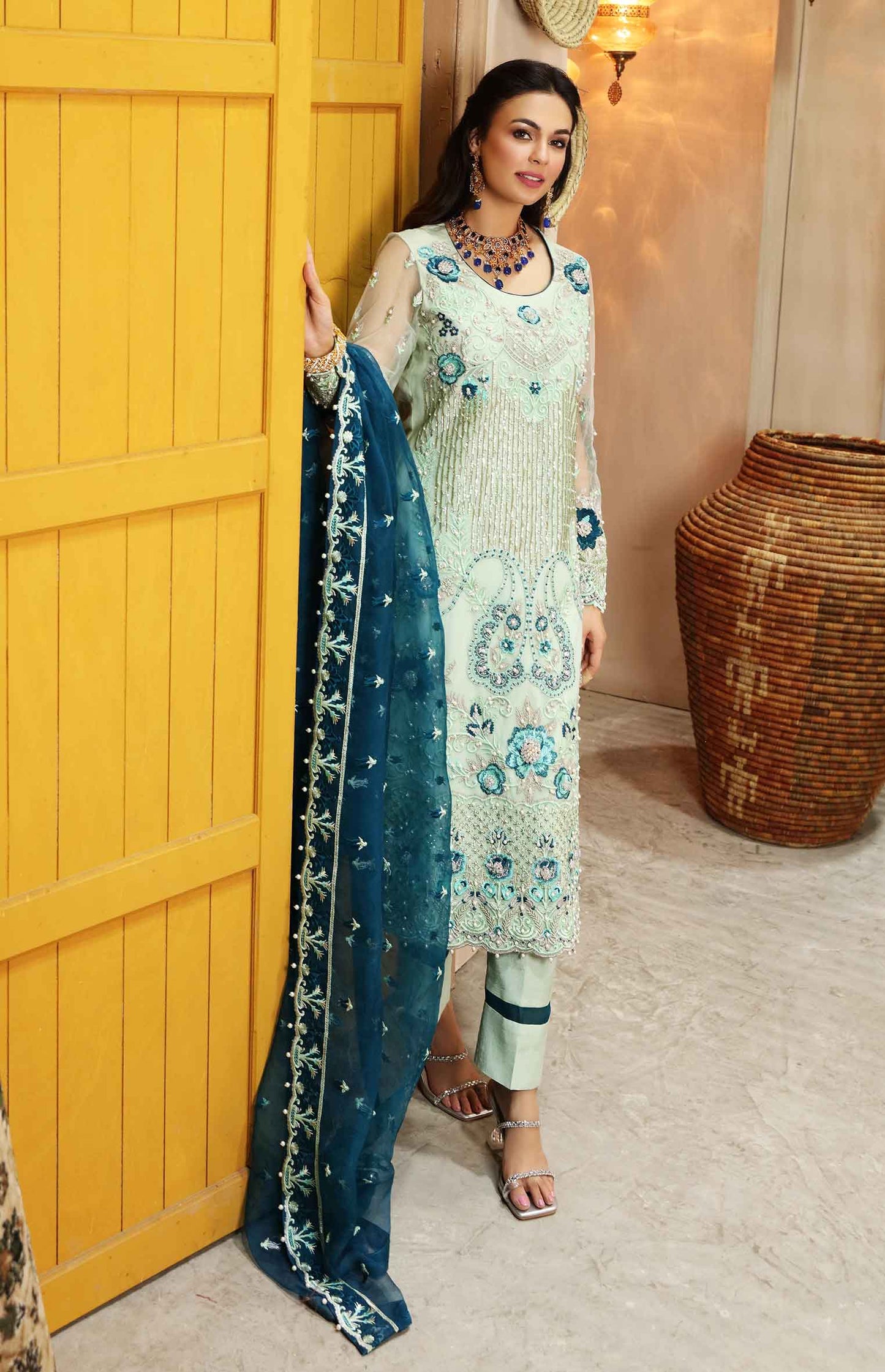 Waqas Shah | Ishq Naama | SAAVAN - Pakistani Designer Dress - by Waqas Shah | Type: Formal - 100% Original at Saira Sultan