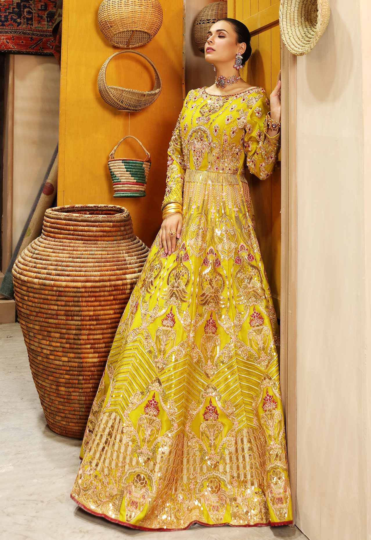 Waqas Shah | Ishq Naama | SUNSHINE - Pakistani Designer Dress - by Waqas Shah | Type: Formal - 100% Original at Saira Sultan