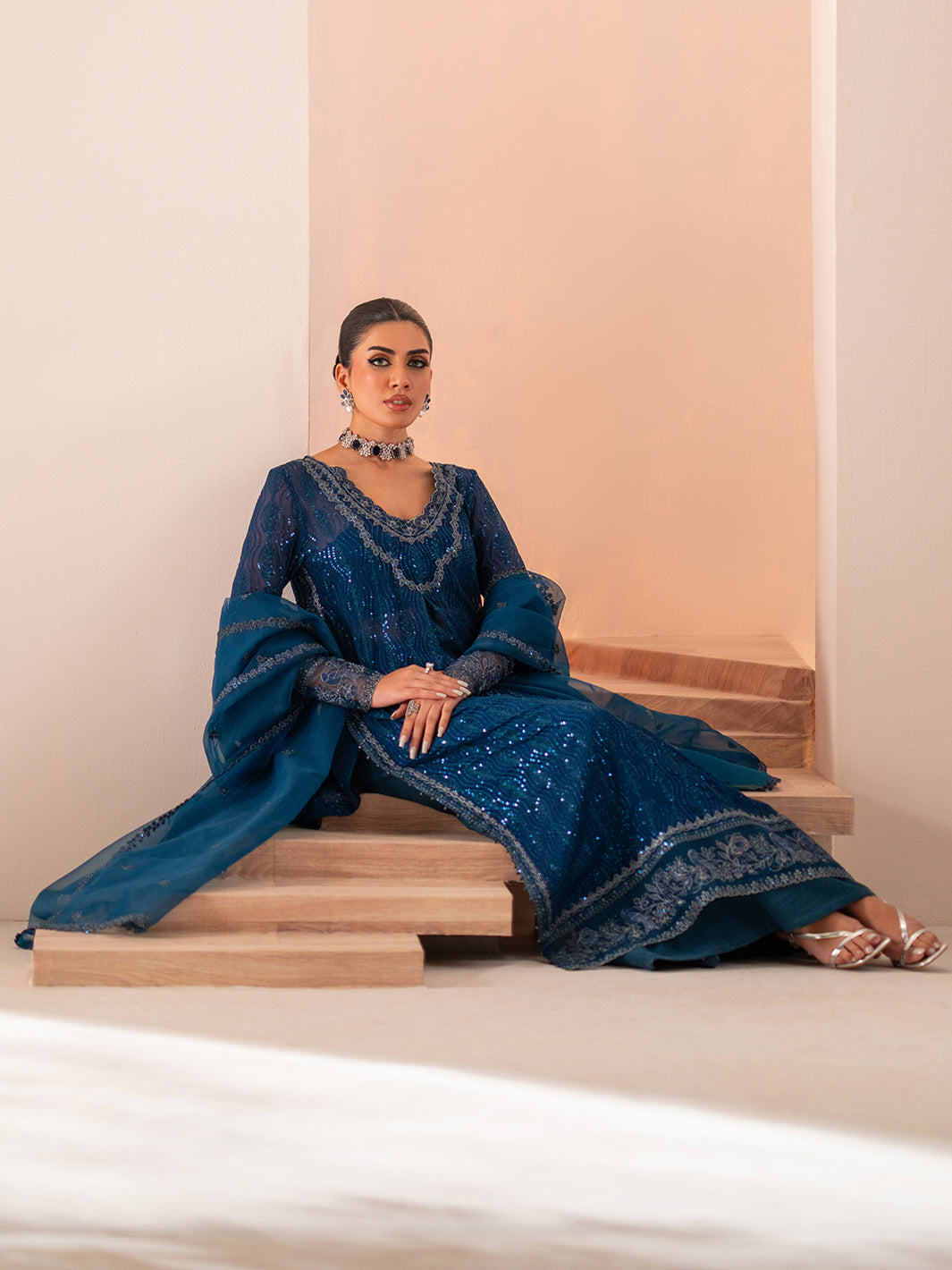 Izel | Stardust Luxury Collection | SLC-003-Nova - Pakistani Designer Dress - by Izel | Type: Ladies Clothes - 100% Original at Saira Sultan