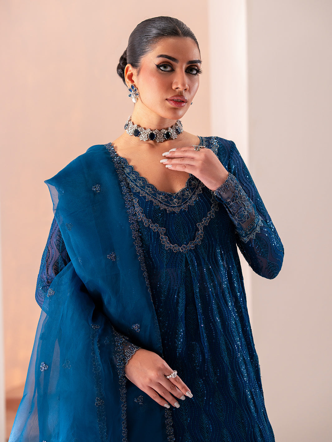 Izel | Stardust Luxury Collection | SLC-003-Nova - Pakistani Designer Dress - by Izel | Type: Ladies Clothes - 100% Original at Saira Sultan