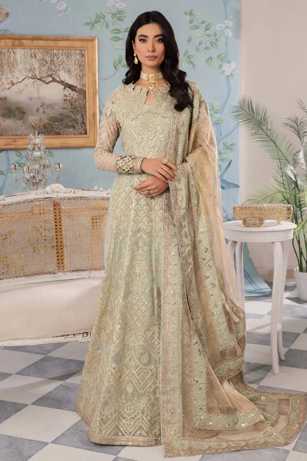 Iznik | Chinnon Chiffon | CC-33 QIANA - Pakistani Designer Dress - by Iznik | Type: Formal - 100% Original at Saira Sultan