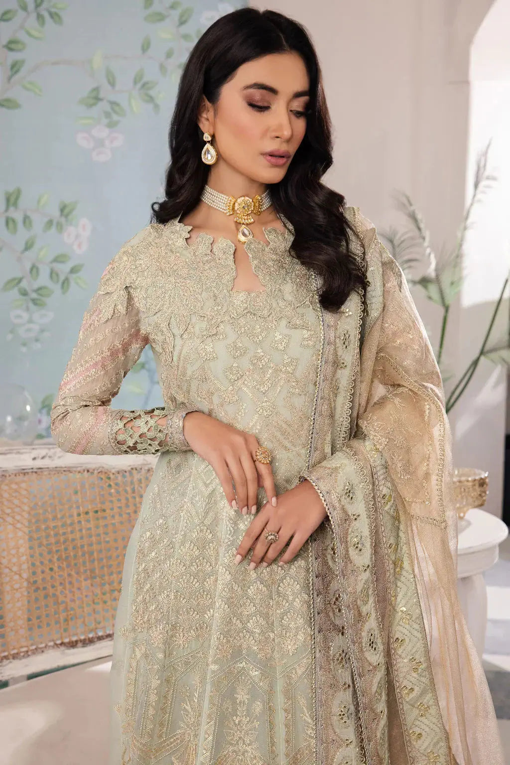 Iznik | Chinnon Chiffon | CC-33 QIANA - Pakistani Designer Dress - by Iznik | Type: Formal - 100% Original at Saira Sultan