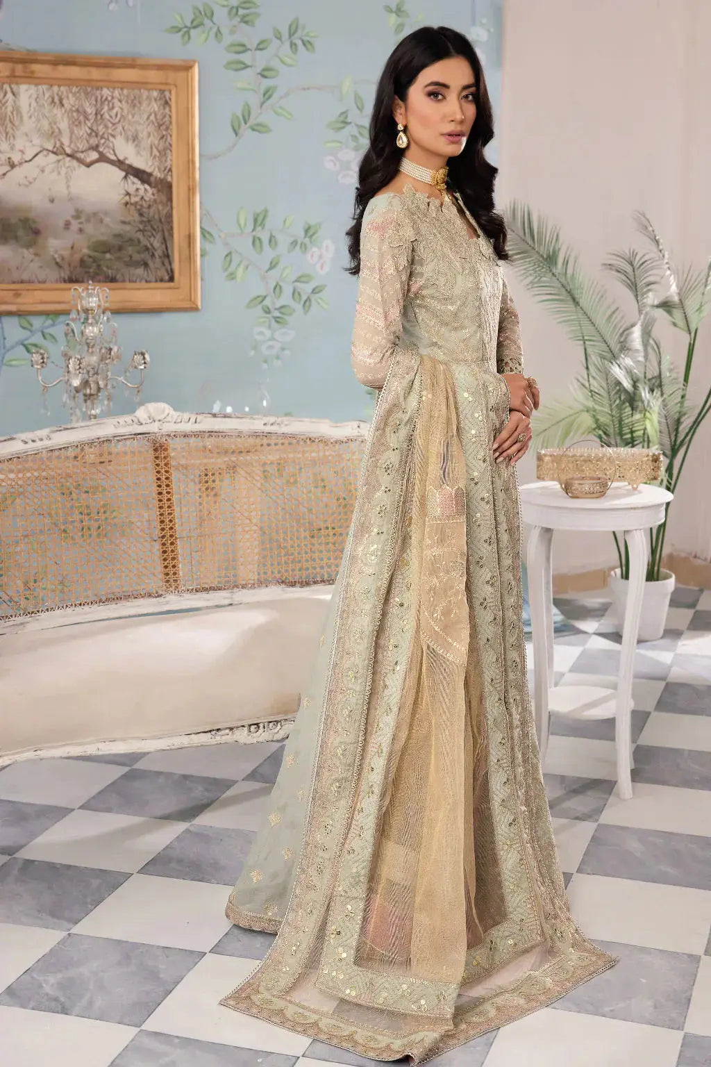 Iznik | Chinnon Chiffon | CC-33 QIANA - Pakistani Designer Dress - by Iznik | Type: Formal - 100% Original at Saira Sultan