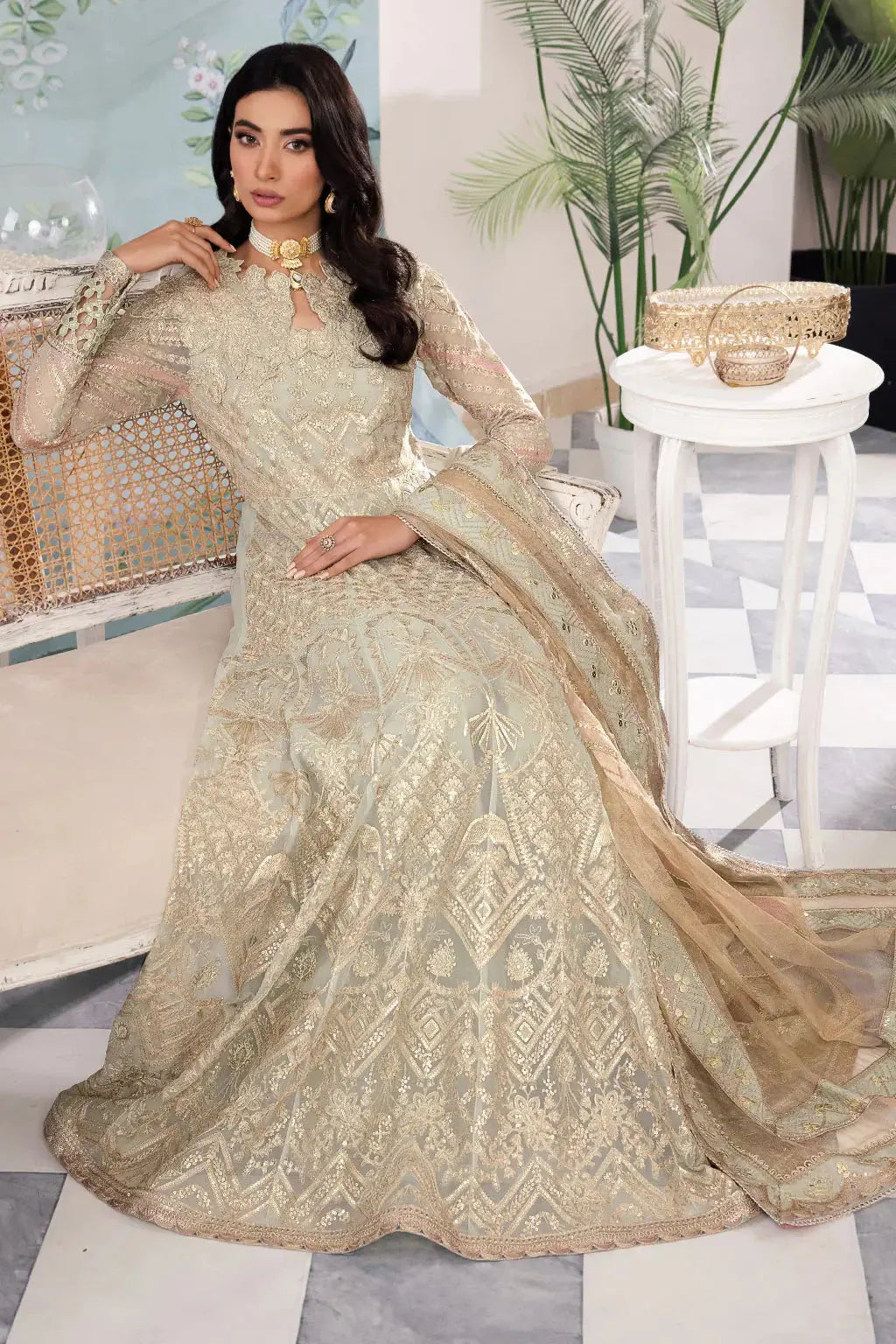 Iznik | Chinnon Chiffon | CC-33 QIANA - Pakistani Designer Dress - by Iznik | Type: Formal - 100% Original at Saira Sultan