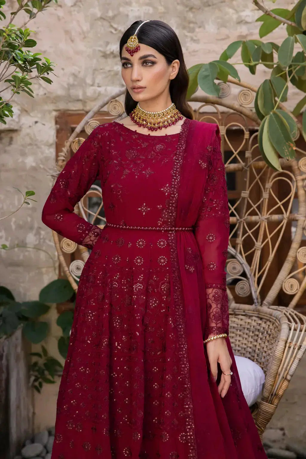 Iznik | Chinnon Chiffon | CC-29 ROSALIE - Pakistani Designer Dress - by Iznik | Type: Formal - 100% Original at Saira Sultan