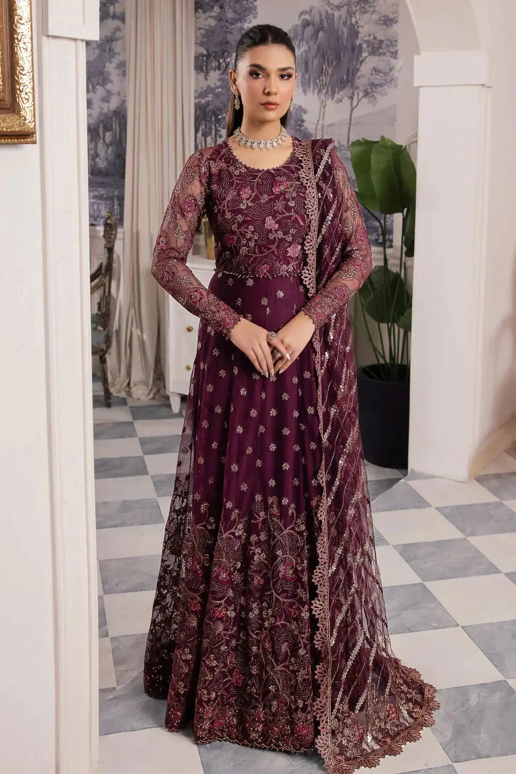 Iznik | Chinnon Chiffon | CC-37 AIDA - Pakistani Designer Dress - by Iznik | Type: Formal - 100% Original at Saira Sultan