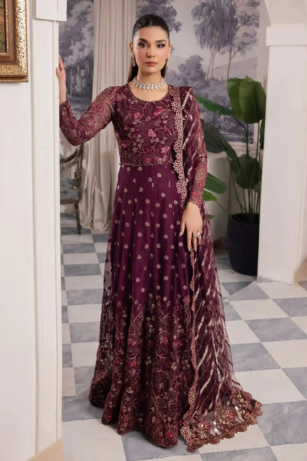 Iznik | Chinnon Chiffon | CC-37 AIDA - Pakistani Designer Dress - by Iznik | Type: Formal - 100% Original at Saira Sultan