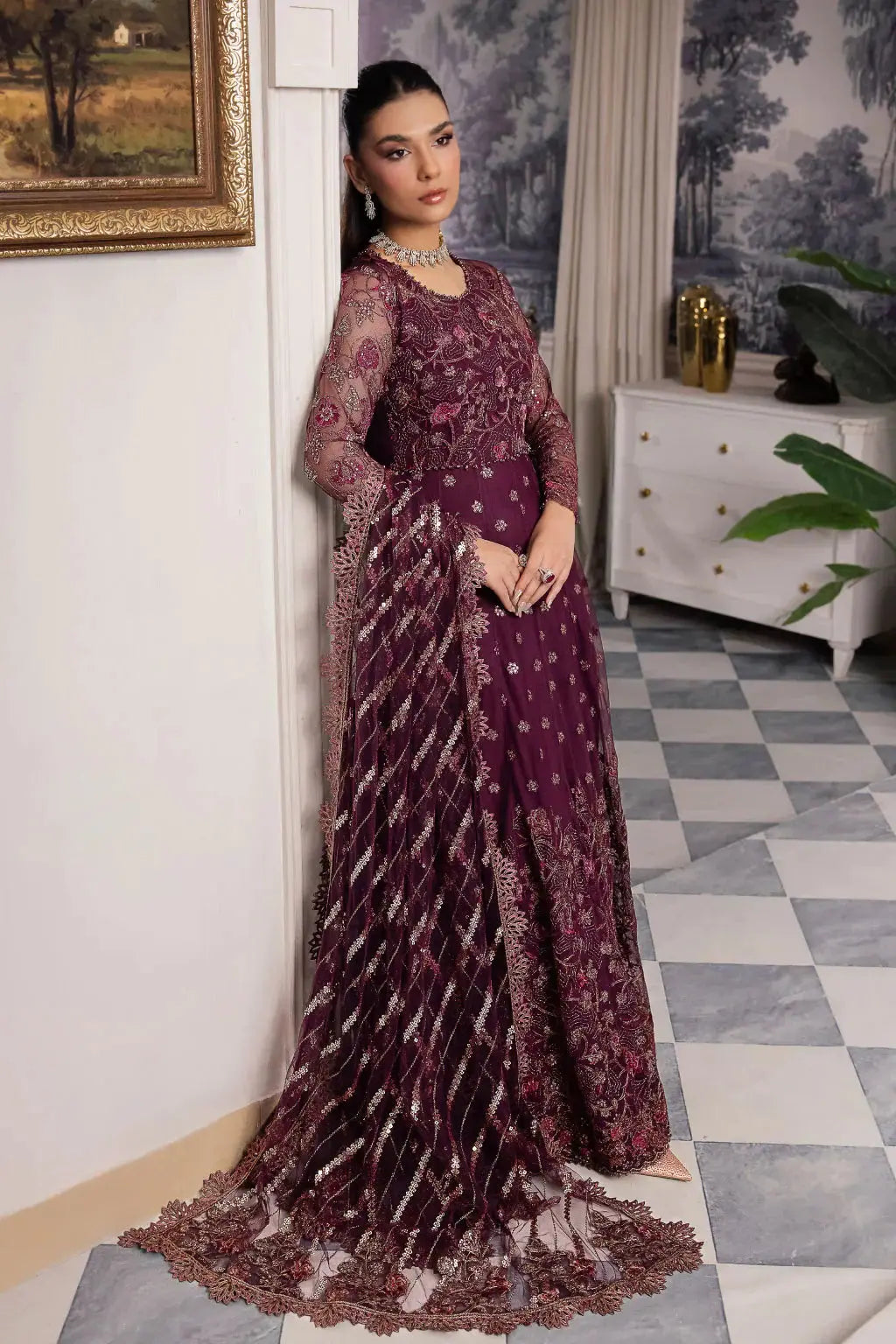 Iznik | Chinnon Chiffon | CC-37 AIDA - Pakistani Designer Dress - by Iznik | Type: Formal - 100% Original at Saira Sultan